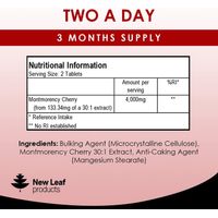 New Leaf Montmorency Cherry Tablets